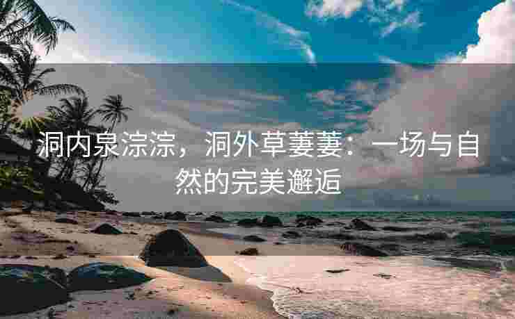 洞内泉淙淙，洞外草萋萋：一场与自然的完美邂逅