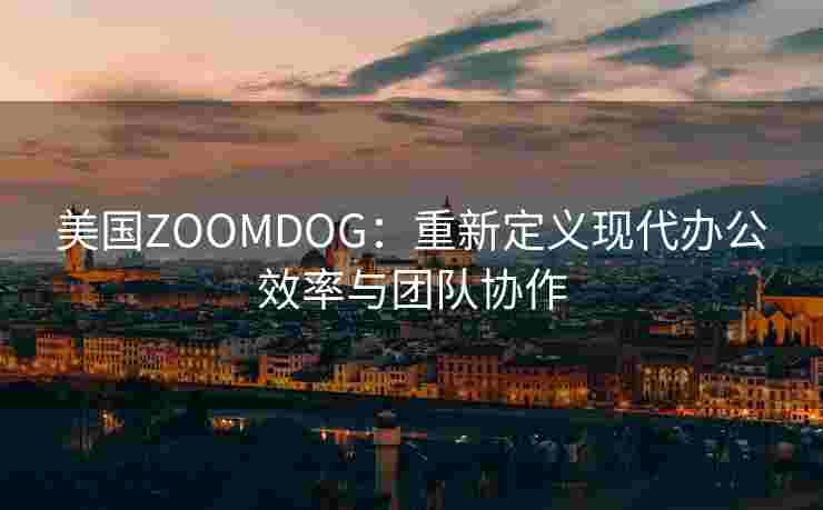 美国ZOOMDOG：重新定义现代办公效率与团队协作